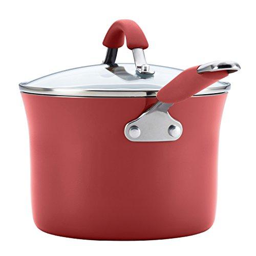 Rachael Ray 16344 12-Piece Aluminum Cookware Set, Agave Blue