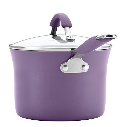 Rachael Ray 16344 12-Piece Aluminum Cookware Set, Agave Blue