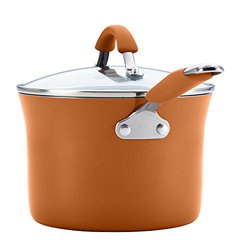 Rachael Ray 16344 12-Piece Aluminum Cookware Set, Agave Blue