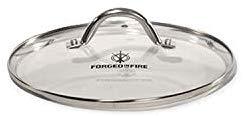 HISTORY - Forged in Fire – 10-Inch Tempered Glass Lid with Stainless Steel Trim, Thermal Technology, and Vent Control, Designed to Pair with the Forged in Fire Pan