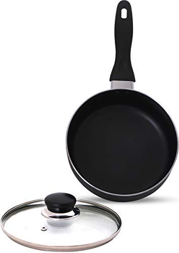 Utopia Kitchen 2 Quart Nonstick Saucepan with Glass Lid - Induction Bottom - Multipurpose Use for Home Kitchen or Restaurant