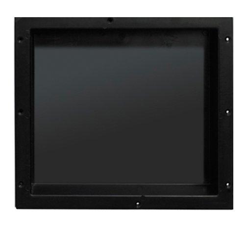 Redi Niche Single Recessed Shower Shelf – Black, One Inner Shelf, 16-Inch Width x 14-Inch Height x 4-Inch Depth