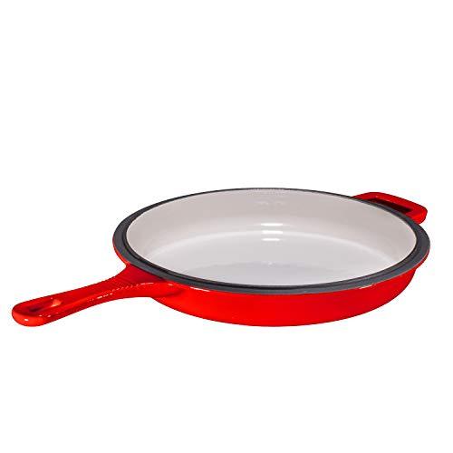 Ultimate Pre-Seasoned 2-In-1 Cast Iron Multi-Cooker – Heavy Duty 3 Quart Skillet and Lid Set, Versatile Healthy Design, Non-Stick Kitchen Cookware, Use As Dutch Oven Frying Pan (Pre-Seasoned)