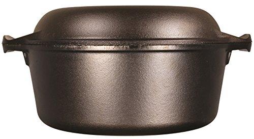 Lodge L8DD3 Cast Iron Dutch Oven, 5 qt,