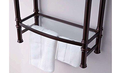 Best Living Monaco Wall Mount/Countertop Etagere Shelf, Oil Rubbed Bronze