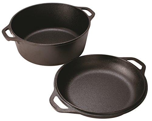 Lodge L8DD3 Cast Iron Dutch Oven, 5 qt,