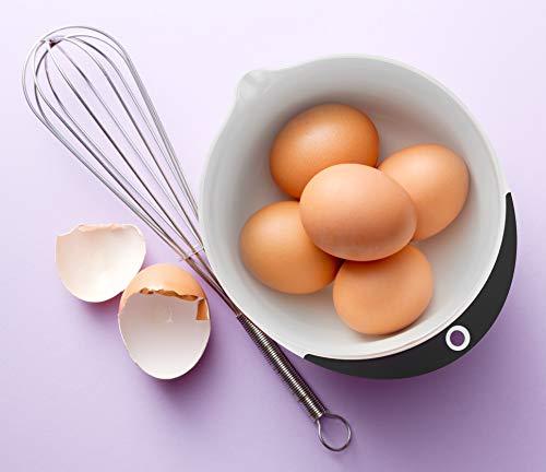 Vremi 3 Piece Plastic Mixing Bowl Set - Nesting Mixing Bowls with Rubber Grip Handles Easy Pour Spout and Non Slip Bottom - Three Sizes Small Large Capacity for Kitchen Baking or Salad - White Multi