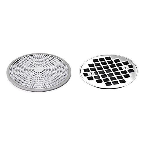 OXO Good Grips Easy Clean Shower Stall Drain Protector - Stainless Steel & Silicone