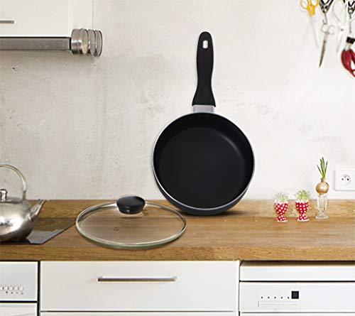 Utopia Kitchen 2 Quart Nonstick Saucepan with Glass Lid - Induction Bottom - Multipurpose Use for Home Kitchen or Restaurant