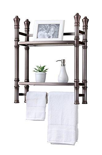 Best Living Monaco Wall Mount/Countertop Etagere Shelf, Oil Rubbed Bronze