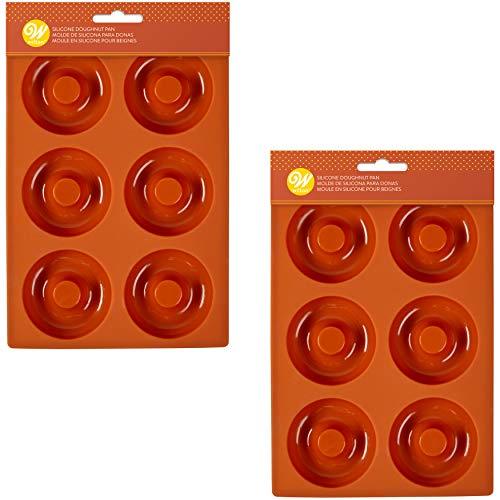 Wilton Non-Stick 6-Cavity Donut Baking Pans, 2-Count