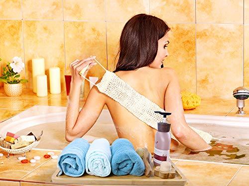 Bamboo Tray Bathroom Rectangle Serving Tray With Handles, 12 x 8.5" Serve Food Coffee or Tea at Home, Hotel & Restaurant By HTB