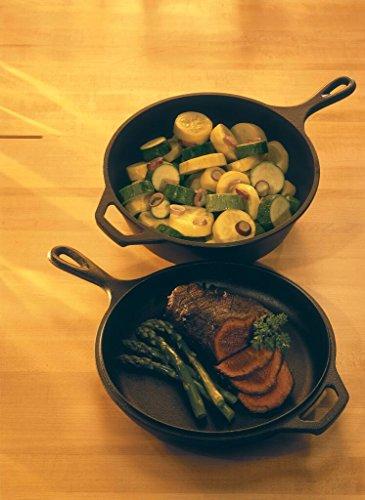 Lodge 3 Quart Cast Iron Combo Cooker. Pre-seasoned Cast Iron Skillet, Fryer, Dutch Oven, and Convertible Skillet/Griddle Lid
