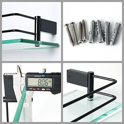 Alise Towel Rack Bathroom Folding Shelf with Swing Towel Bar and 5 Hooks Heavy Duty Wall Mount,SUS304 Stainless Steel Matte Black