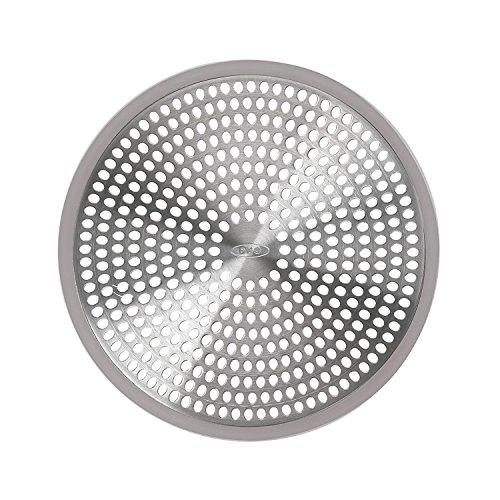 OXO Good Grips Easy Clean Shower Stall Drain Protector - Stainless Steel & Silicone