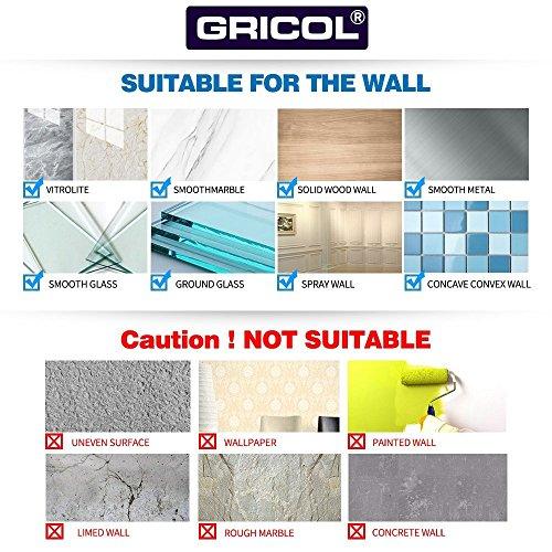 Gricol Bathroom Shower Shelf Triangle Wall Shower Caddy Space Aluminum Self Adhesive No Damage Wall Mount, 2 Pack