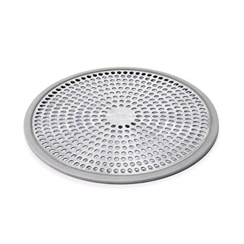 OXO Good Grips Easy Clean Shower Stall Drain Protector - Stainless Steel & Silicone