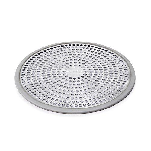 OXO Good Grips Easy Clean Shower Stall Drain Protector - Stainless Steel & Silicone