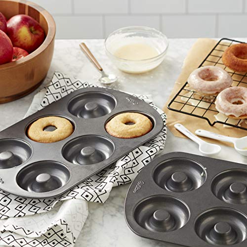 Wilton Non-Stick 6-Cavity Donut Baking Pans, 2-Count