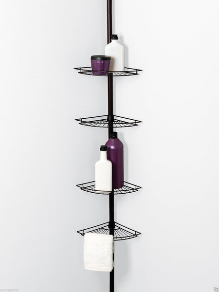 Shower Caddy Corner Shelf Organizer Bath Storage Bathroom Accessory Rack Holder