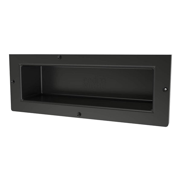 Redi Niche Single Recessed Shower Shelf – Black, One Inner Shelf, 16-Inch Width x 14-Inch Height x 4-Inch Depth