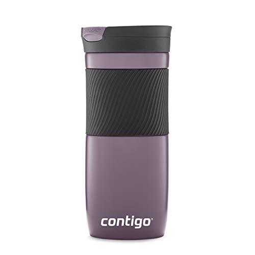 Contigo Stainless Steel Travel Mug | Vacuum-Insulated Coffee Mug | SNAPSEAL Byron Travel Mug, 24oz, Matte Black
