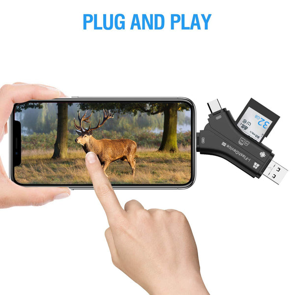 Campark Trail Camera SD Card Viewer Compatible with iPhone iPad Mac or Android