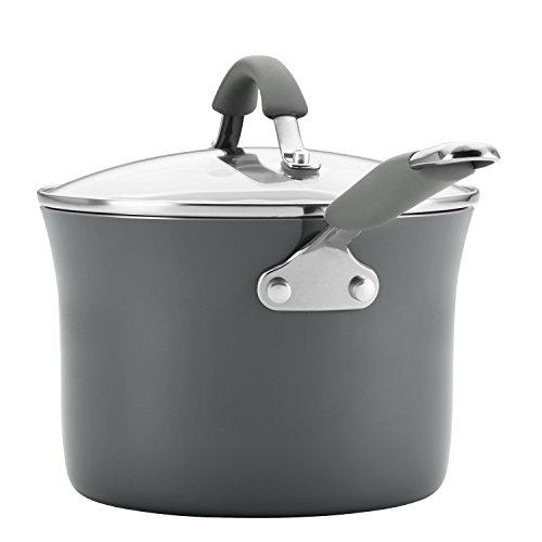 Rachael Ray 16344 12-Piece Aluminum Cookware Set, Agave Blue