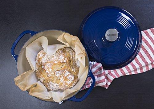 Lodge 6 Quart Enameled Cast Iron Dutch Oven. Classic Red Enamel Dutch Oven (Island Spice Red)