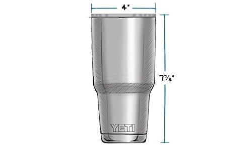 YETI Rambler 30 oz Stainless Steel Vacuum Insulated Tumbler w/MagSlider Lid, Black