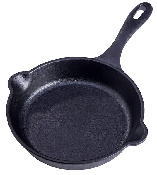 Large Pre-Seasoned Cast Iron Skillet by Victoria, 12-inch Round Frying Pan with Helper Handle, 100% Non-GMO Flaxseed Oil Seasoned, SKL-212