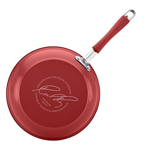 Rachael Ray 16344 12-Piece Aluminum Cookware Set, Agave Blue