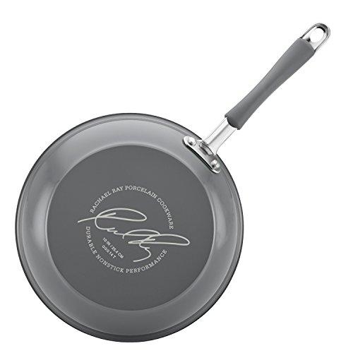 Rachael Ray 16344 12-Piece Aluminum Cookware Set, Agave Blue