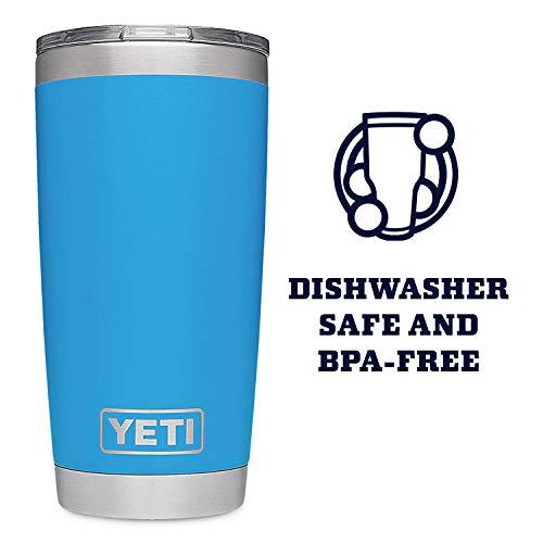 YETI Rambler 20 oz Stainless Steel Vacuum Insulated Tumbler w/MagSlider Lid
