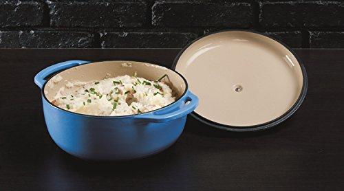 Lodge 6 Quart Enameled Cast Iron Dutch Oven. Classic Red Enamel Dutch Oven (Island Spice Red)