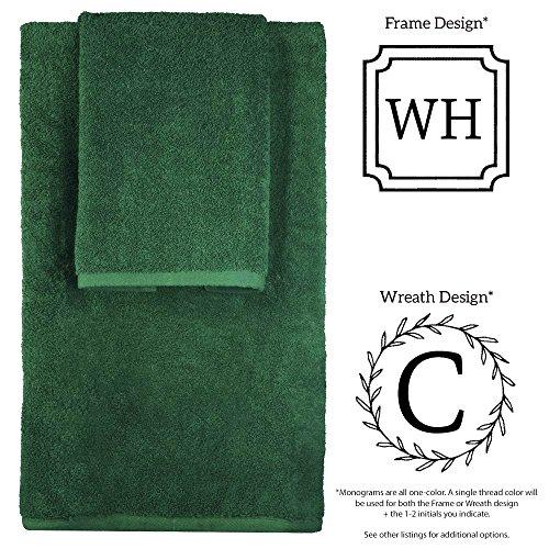 Bath Linens for Home, Office, and Gifts. Hotel Collection 100% USA Made Organic Cotton 2-Piece Wash Cloth Set - White - 13"X13" Super Absorbent
