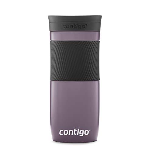 Contigo Stainless Steel Travel Mug | Vacuum-Insulated Coffee Mug | SNAPSEAL Byron Travel Mug, 24oz, Matte Black