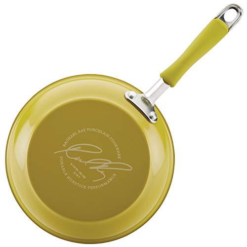 Rachael Ray 16344 12-Piece Aluminum Cookware Set, Agave Blue
