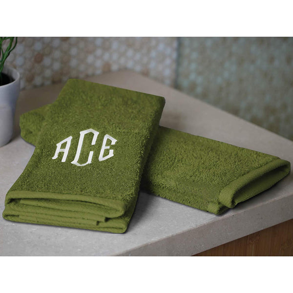 Bath Linens for Home, Office, and Gifts. Hotel Collection 100% USA Made Organic Cotton 2-Piece Wash Cloth Set - White - 13"X13" Super Absorbent