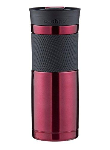 Contigo Stainless Steel Travel Mug | Vacuum-Insulated Coffee Mug | SNAPSEAL Byron Travel Mug, 24oz, Matte Black