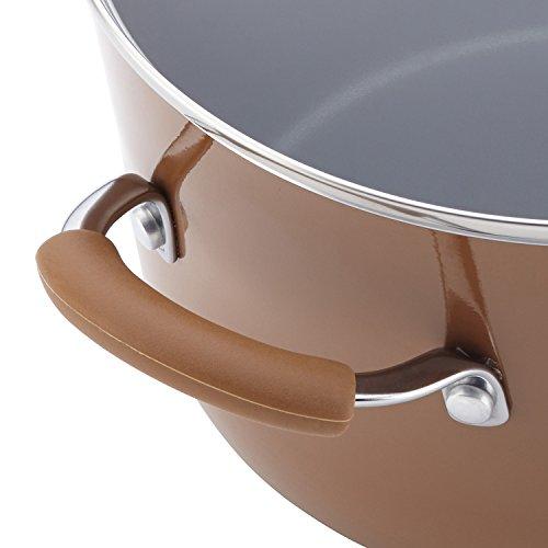 Rachael Ray 16344 12-Piece Aluminum Cookware Set, Agave Blue