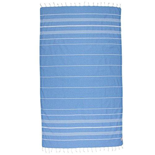 Turkish Bath and Beach Towel Set of 4 Variety Colors Classic Peshtemal 100% Cotton Oversized 39 X 70 Stylish Bath Beach Spa and Pool Towels