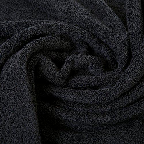 Qute Home Towels 100% Turkish Cotton Gray Bath Towels Set | Super Soft Highly Absorbent | Spa & Hotel Towels Quality Quick Dry Grey Towel Sets for Bathroom, Shower Towel, Gym –(Bath Towel - Set of 2)