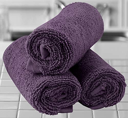 Utopia Towels 600 GSM Washcloths, 12 Pack, Grey