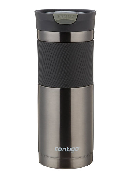 Contigo Stainless Steel Travel Mug | Vacuum-Insulated Coffee Mug | SNAPSEAL Byron Travel Mug, 24oz, Matte Black