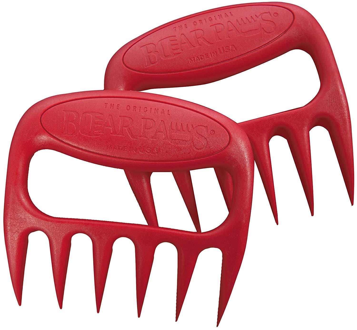 The Original Bear Paws Shredder Claws - Easily Lift, Handle, Shred, and Cut Meats - Essential for BBQ Pros - Ultra-Sharp Blades and Heat Resistant Nylon