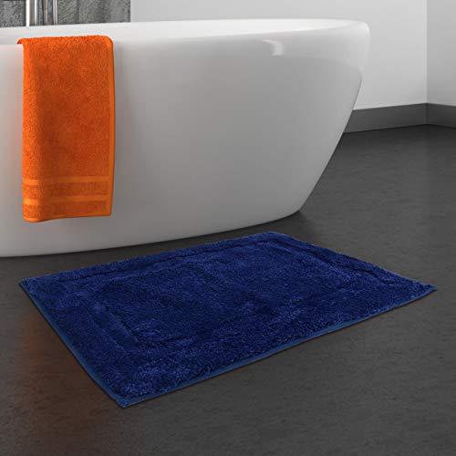 TOMORO Non-Slip Bathroom Rug Super Absorbent Bath Mat Extra Soft Microfibers Anti-Skid TPR Bottom (17.5 x 27 inch, White)