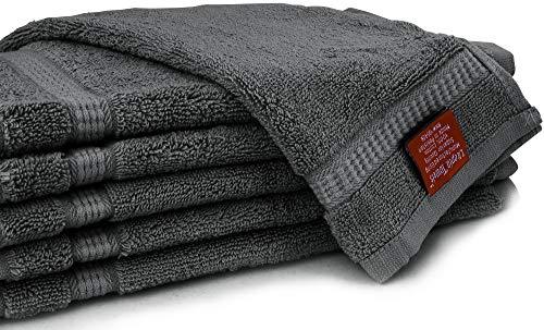 Utopia Towels 600 GSM Washcloths, 12 Pack, Grey