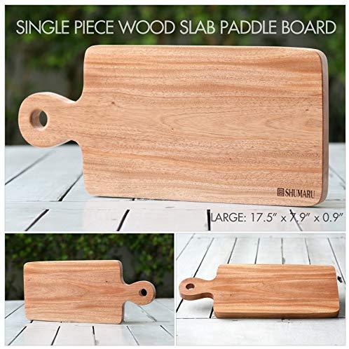 Medium-Large Single Piece Mahogany Wood Cutting Board 15.7 x 11 x 1.1