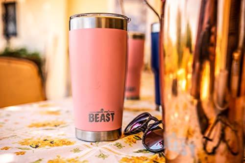 BEAST 30 oz Black Tumbler - Stainless Steel Vacuum Insulated Rambler Coffee Cup Double Wall Travel Flask (30 oz, Matte Black)